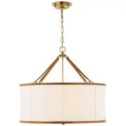 Natural Brass 32" x 32" x 14" Linen