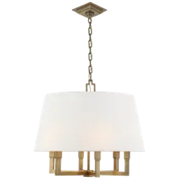 Hand-Rubbed Antique Brass 20" x 24" x 11" Linen