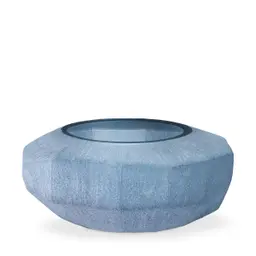 hand blown glass | blue colour