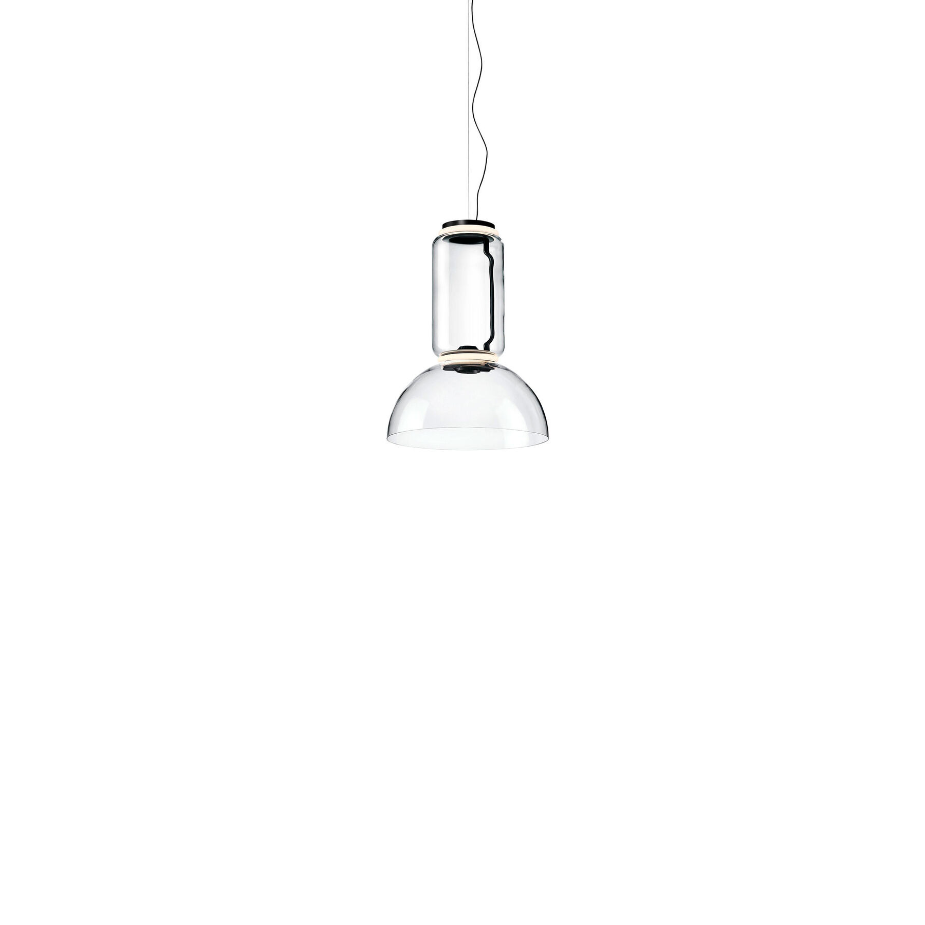 Купить Подвесной светильник Noctambule Suspension 1 Low Cylinder Bowl в интернет-магазине roooms.ru