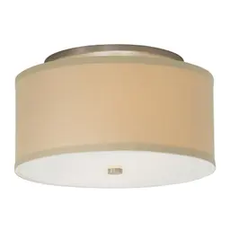 Satin Nickel Desert Clay Large LED 80 CRI 3000K 120V