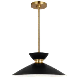 Midnight Black and Burnished Brass