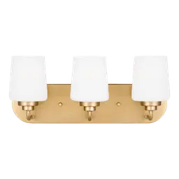 Satin Brass LED Bulb(s) Included