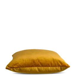 Gold Velvet cushionwith satin backInner cushion filled with feathers