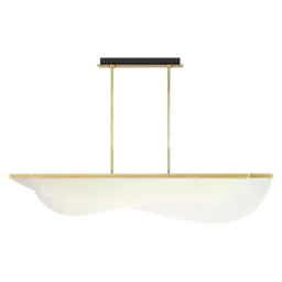 Plated Brass 60" Integrated LED 90 CRI 3000K 120V