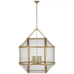 Gilded Iron Clear Glass