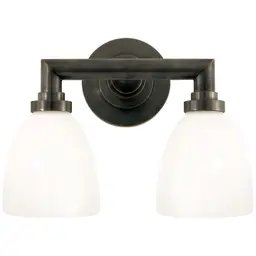 Bronze White Glass