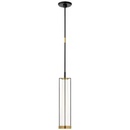 Bronze and Brass White Glass