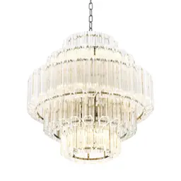 clear glass | nickel finish S