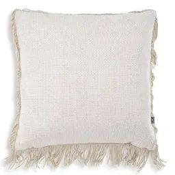 lyssa off-white | cream fringe L square