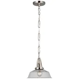 Polished Nickel Clear Glass