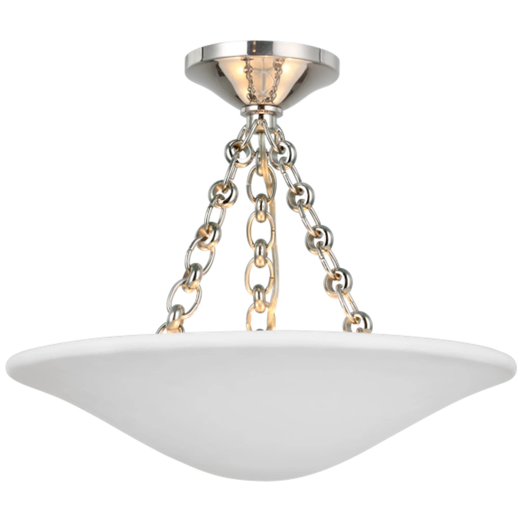 Купить Накладной светильник Mollino 16" Semi Flush Mount в интернет-магазине roooms.ru