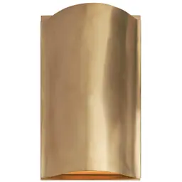 Antique-Burnished Brass Frosted Glass