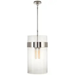 Polished Nickel Clear Glass