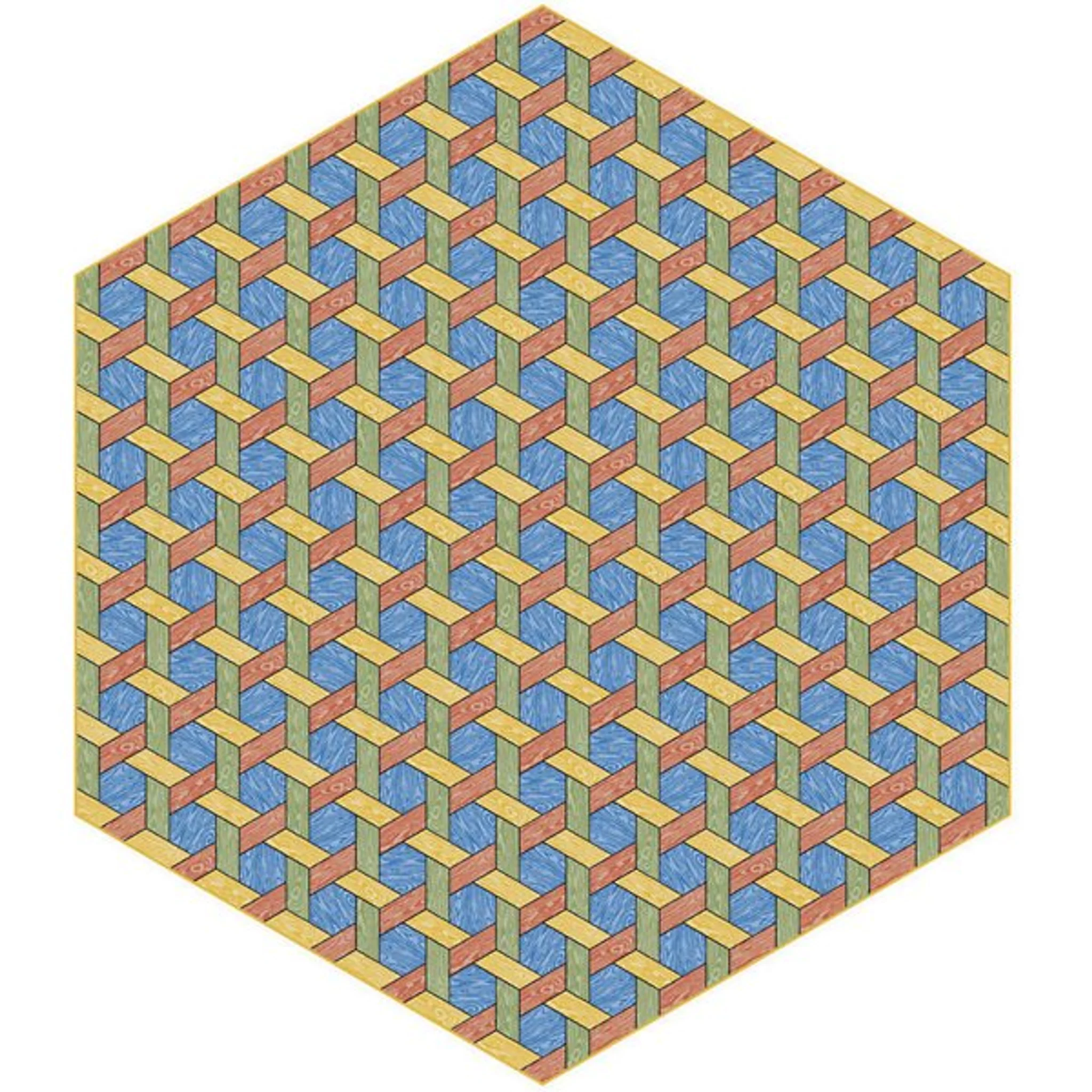 Купить Коврик Hexagon Area Rug в интернет-магазине roooms.ru
