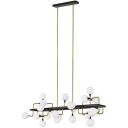 Opal/Brass Lamp Not Included
