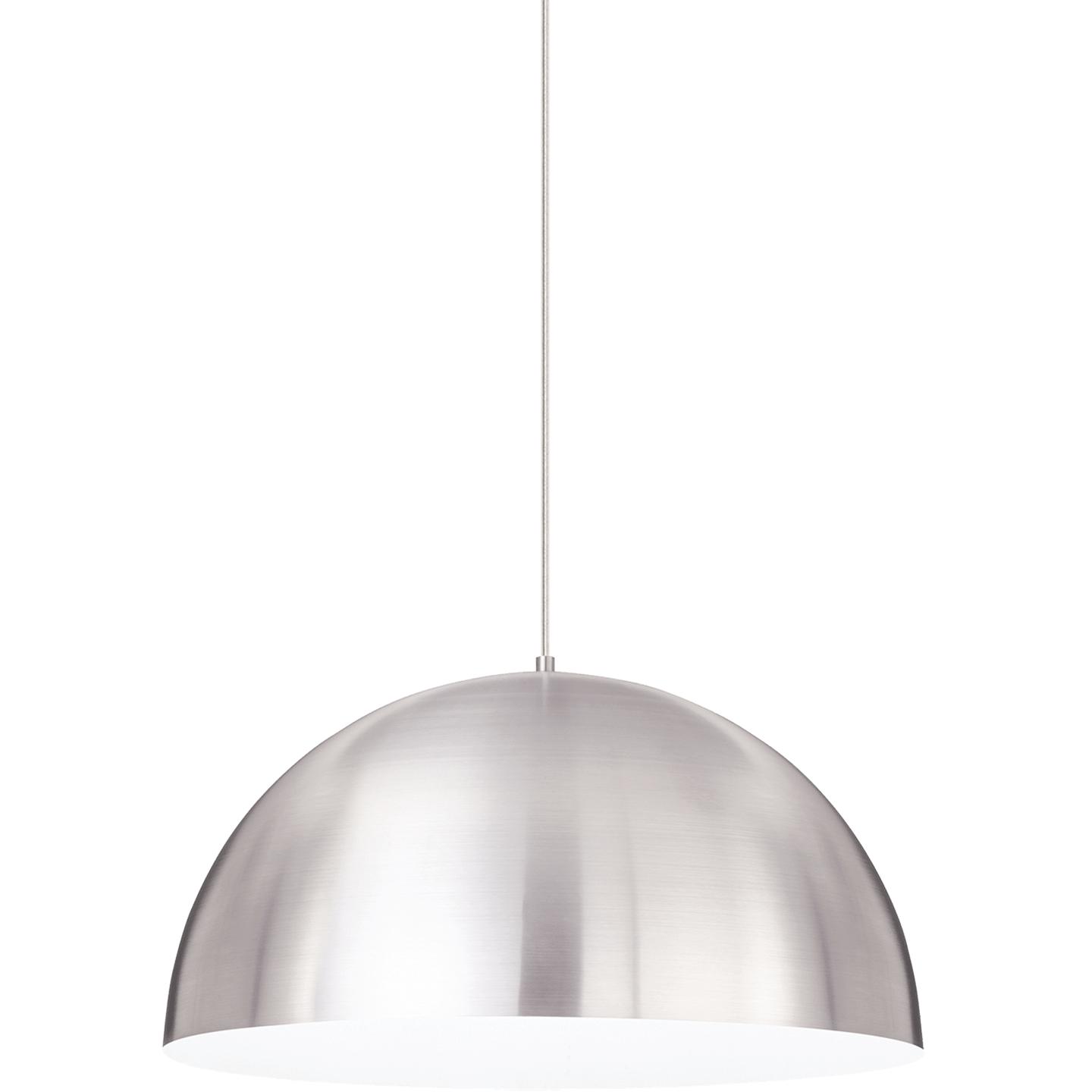 Satin Nickel Satin Nickel/White Lamp Not Included
