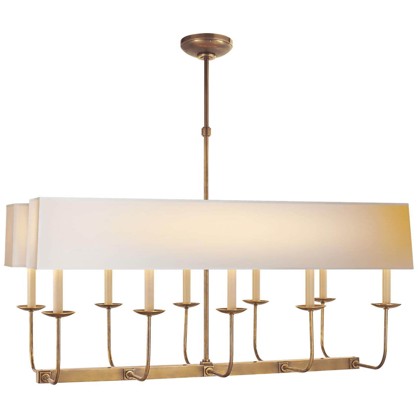 Hand-Rubbed Antique Brass 2 -36.5" x 37" x 6.5" Rectangular Paper Rectangle