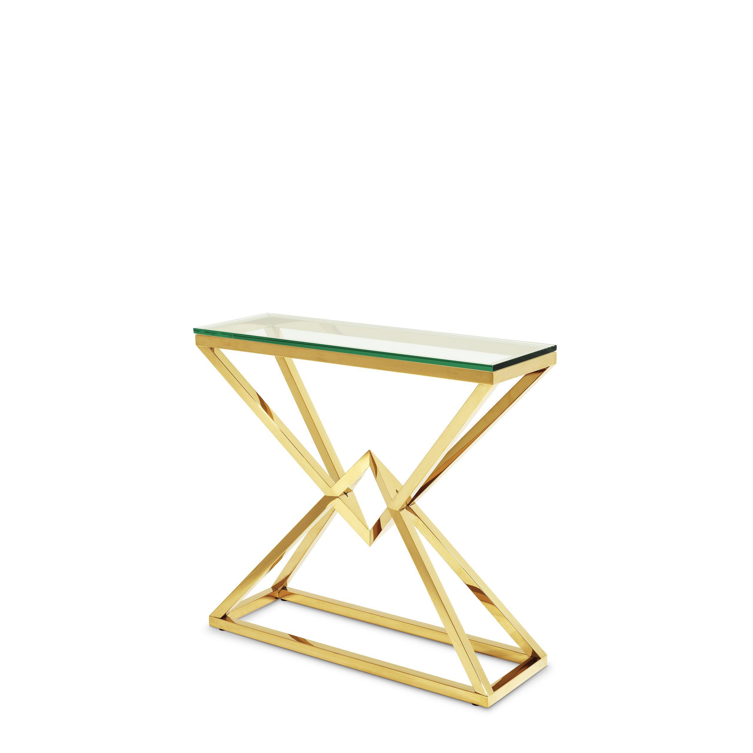 gold finish | clear glass S