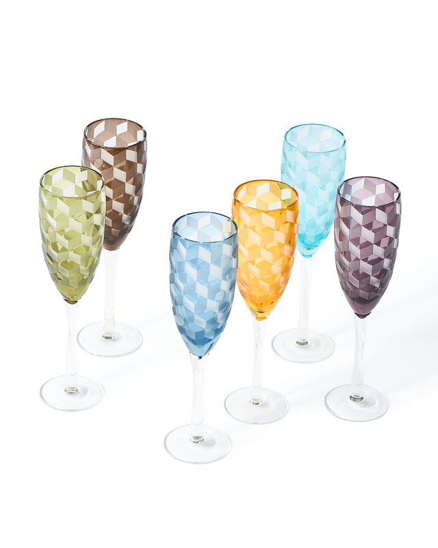 Купить Бокал для шампанского/Набор стаканов Blocks Champagne Glasses в интернет-магазине roooms.ru