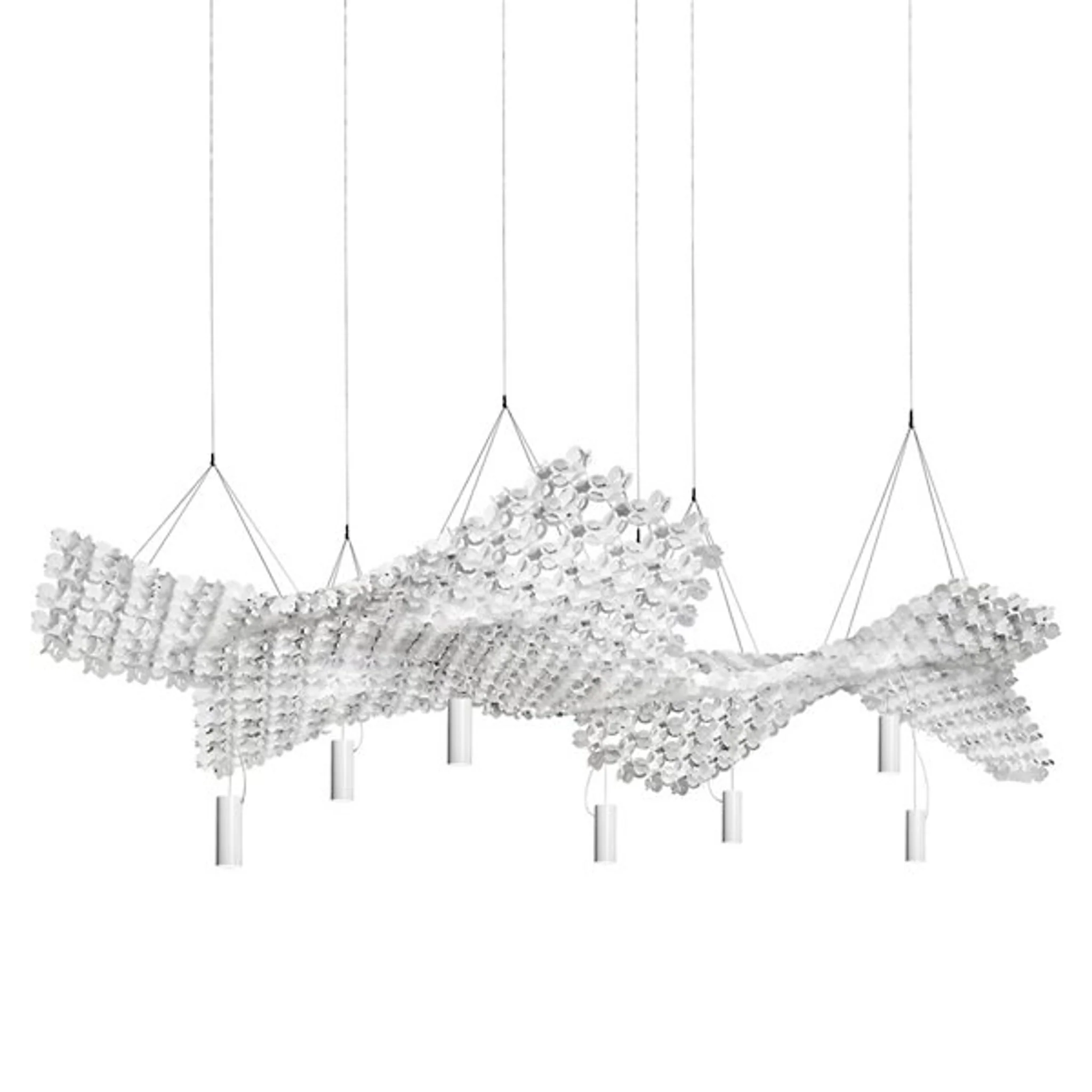 Купить Подвесной светильник Nuvem 7 Light Linear Suspension в интернет-магазине roooms.ru