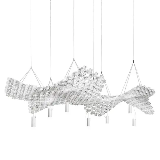 Купить Подвесной светильник Nuvem 7 Light Linear Suspension в интернет-магазине roooms.ru