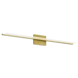 Plated Brass 48" Direct/Indirect Integrated LED 90 CRI 3000K 120V