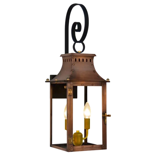 Купить Уличное бра Market Street 21" Top Scroll Wall Lantern в интернет-магазине roooms.ru