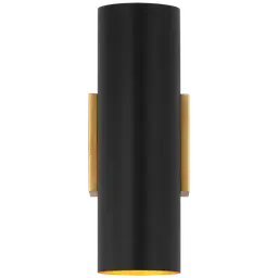 Hand-Rubbed Antique Brass and Matte Black N/A