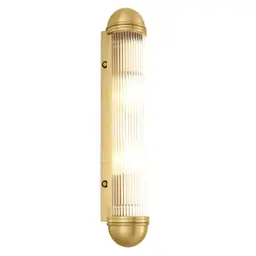 antique brass finish | clear glass