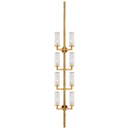 Antique-Burnished Brass Clear Glass
