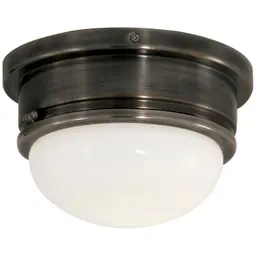 Bronze White Glass
