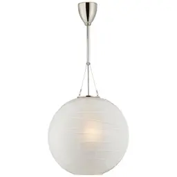 Polished Nickel Frosted Glass