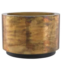 vintage brass finish | black base L