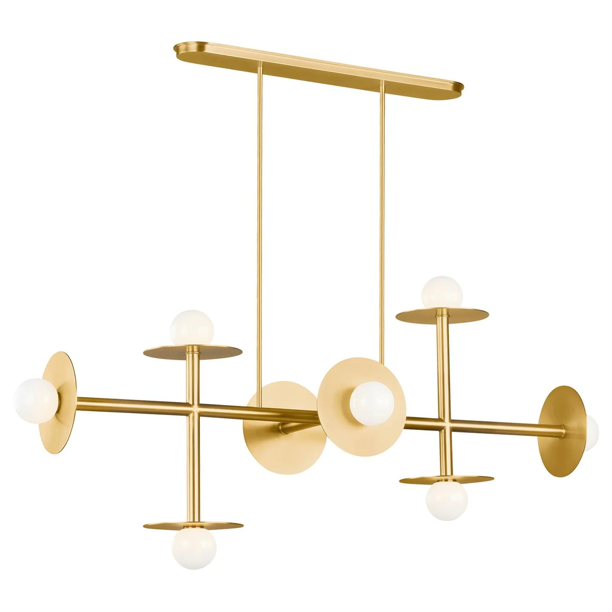 Купить Люстра Nodes Large Linear Chandelier в интернет-магазине roooms.ru